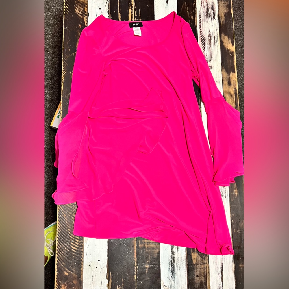 Hot pink dress